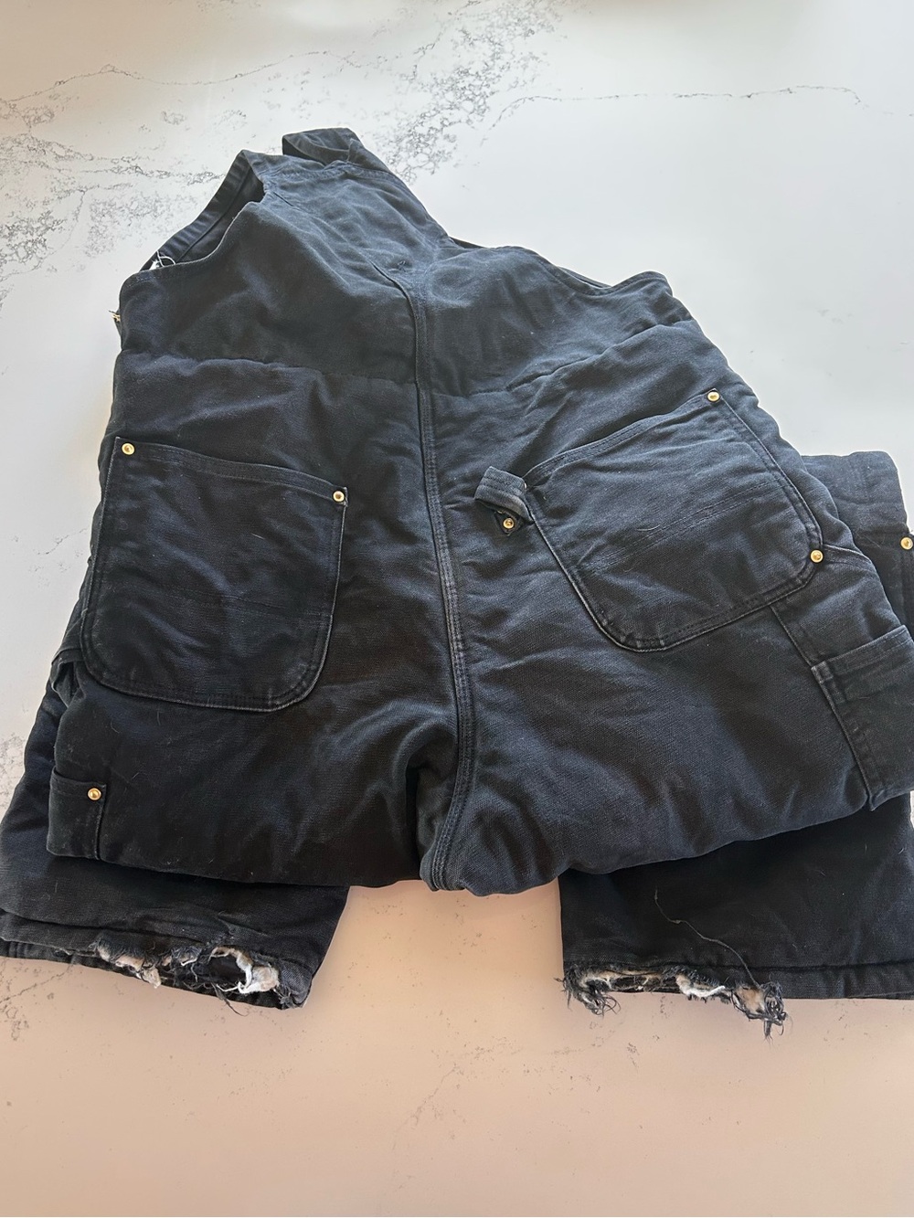 Carhartt lined overalls made in USA - Picture 8 of 8